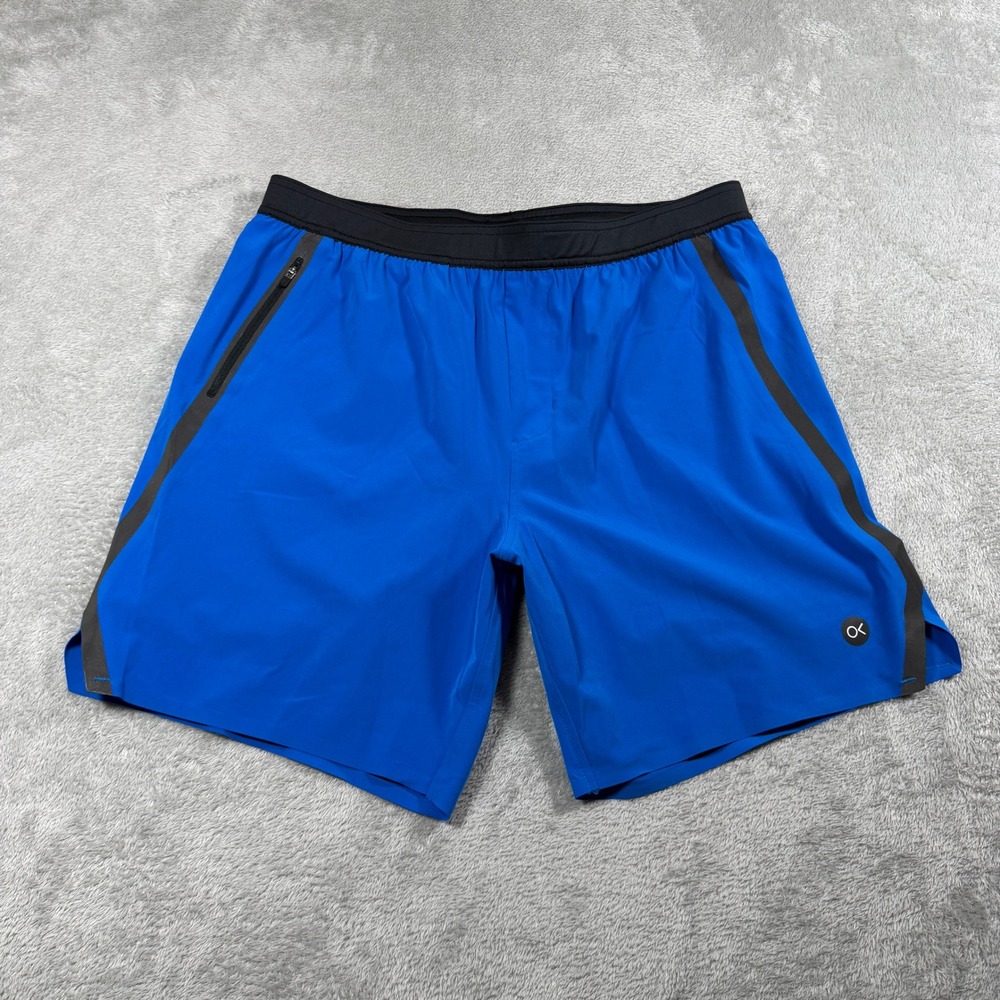 Outerknown Active Shorts Mens Large Blue Recycled Polyester Athletic‎
